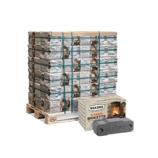 Designsanstitre_62_785a5a25-1622-4c8e-a904-705ec814f690-1-1.jpg Rekord Braunkohlebriketts – 900 kg Palette (90×10 kg), Heizwert ca. 5,3 kWh/kg, Kamin- & Ofenbriketts – Bild 1