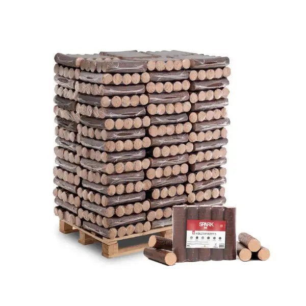 Designsanstitre_69_56d5afd2-80e6-4ea9-8cf1-03f7d92119e6-1-1.jpg Spark Hartholzbriketts Buche Rund – 960 kg Palette (96×10 kg), Heizwert ≥4,8 kWh/kg, Buche, Premium Kaminbriketts – Bild 1