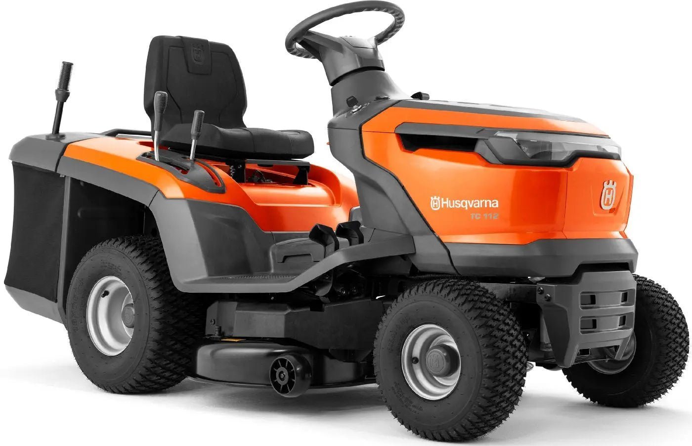 Husqvarna_TC_112_20240226_9def9c8a-98e7-46f8-91c0-8b2a9d98a0fb-1-1.jpg Husqvarna Rasentraktor TC 112, 95 cm Schnittbreite, 413 cm³ Motor, Hydrostat, 200 L Fangkorb – Bild 1
