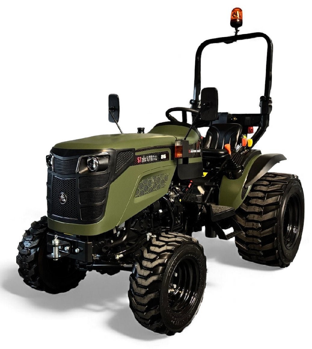 Startrac_26_99_mit_Galaxy-Garden-Pro-Bereifung-2.jpg Startrac 26 Kleintraktor 25 PS Diesel – 9+9 Getriebe, Allrad, Mitsubishi Motor, Galaxy Garden Pro Bereifung – Bild 1