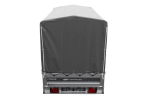 Anhänger 264×125 UNITRAILER FORCE 264 KIPP ungebremst mit H-1100 Rahmen und grauer Plane-Neu – Bild 7