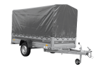 Anhänger 264×125 UNITRAILER FORCE 264 KIPP ungebremst mit H-1100 Rahmen und grauer Plane-Neu – Bild 10