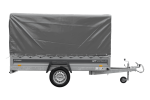 Anhänger 264×125 UNITRAILER FORCE 264 KIPP ungebremst mit H-1100 Rahmen und grauer Plane-Neu – Bild 12