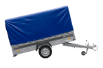 Anhänger 264×125 UNITRAILER FORCE 264 KIPP ungebremst mit H-1100 Spriegel und blauer Hochplane-Neu – Bild 8