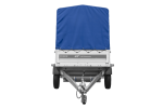 Anhänger 264×125 UNITRAILER FORCE 264 KIPP ungebremst mit H-1100 Spriegel und blauer Hochplane-Neu – Bild 9