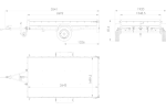 Anhänger 264×150 UNITRAILER GARDEN 265 KIPP mit Gitteraufsatz, Flachplanenträgern und blauer Plane-Neu – Bild 2
