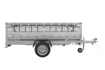 Anhänger 264×150 UNITRAILER GARDEN 265 KIPP mit Gitterwänden, H-0-Rahmen und grauer Plane-Neu – Bild 7