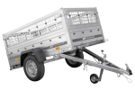 Anhänger Führerschein B Garden Trailer 200 KIPP 200×106 cm 750 kg mit Laubgitteraufsatz-Neu