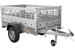 Anhänger Führerschein B Garden Trailer 200 KIPP 200×106 cm 750 kg mit Laubgitteraufsatz-Neu – Bild 7