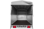 Autotransportanhänger 200×125 UNITRAILER GARDEN 201 KIPP mit BIS-Seitenwänden, H-800-Rahmen und grauer Plane-Neu – Bild 12