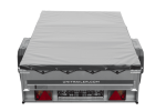 Autotransportanhänger 200×125 UNITRAILER GARDEN 201 KIPP mit H-0-Rahmen und grauer Plane-Neu – Bild 8