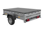 Autotransportanhänger 200×125 UNITRAILER GARDEN 201 KIPP mit H-0-Rahmen und grauer Plane-Neu – Bild 6