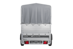 Autotransportanhänger 230×125 UNITRAILER FORCE 230 KIPP mit BIS-Seitenwänden, H-800-Rahmen und grauer Plane-Neu – Bild 4