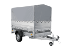 Autotransportanhänger 230×125 UNITRAILER FORCE 230 KIPP mit BIS-Seitenwänden, H-800-Rahmen und grauer Plane-Neu – Bild 10