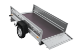 Autotransportanhänger 230×125 UNITRAILER FORCE 230 KIPP mit BIS-Seitenwänden, H-800-Rahmen und grauer Plane-Neu – Bild 13