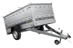 Autotransportanhänger 230×125 UNITRAILER FORCE 230 KIPP mit BIS-Seitenwänden und Aluminiumabdeckung-Neu