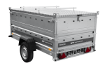 Autotransportanhänger 230×125 UNITRAILER FORCE 230 KIPP mit BIS-Seitenwänden und Aluminiumabdeckung-Neu – Bild 7