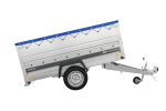 Autotransportanhänger auf Federn 230×125 UNITRAILER FORCE 230/R KIPP mit BIS-Seitenwänden, H-0-Rahmen und blauer Plane-Neu – Bild 11