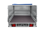 Autotransportanhänger auf Federn 230×125 UNITRAILER FORCE 230/R KIPP mit BIS-Seitenwänden, H-0-Rahmen und blauer Plane-Neu – Bild 13