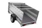 Autotransportanhänger auf Federn 230×125 UNITRAILER FORCE 230/R KIPP mit BIS-Seitenwänden, H-0-Rahmen und grauer Plane-Neu – Bild 12