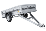 Einachsiger Anhänger auf Blattfedern 264×125 UNITRAILER FORCE 264/R KIPP mit BIS-Seitenwänden und Aluminiumabdeckung-Neu – Bild 21