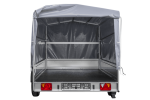 Autotransportanhänger auf Federn 264×150 UNITRAILER GARDEN 265/R KIPP mit H-1100 Rahmen und grauer Plane-Neu – Bild 8