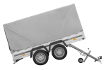 Der Anhänger Garden Trailer 264/2 KIPP MIT STÜTZRAD, H-1100-HOCHSPRIEGEL UND GRAUER PLANE-Neu – Bild 9