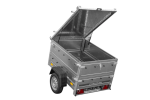 Einachsanhänger 150×106 UNITRAILER GARDEN 150 KIPP mit BIS-Seitenwänden und Aluminiumabdeckung-Neu – Bild 13