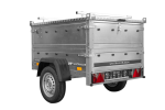 Einachsanhänger 150×106 UNITRAILER GARDEN 150 KIPP mit BIS-Seitenwänden und Aluminiumabdeckung-Neu – Bild 7
