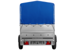 Einachsanhänger 200×125 UNITRAILER GARDEN 201 KIPP mit BIS-Seitenwänden, H-800-Rahmen und blauer Plane-Neu – Bild 3