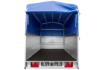 Einachsanhänger 200×125 UNITRAILER GARDEN 201 KIPP mit BIS-Seitenwänden, H-800-Rahmen und blauer Plane-Neu – Bild 13