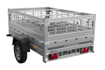 Einachsanhänger 200×125 UNITRAILER GARDEN 201 KIPP mit Gitterseitenwänden-Neu – Bild 8