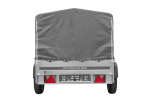 Einachsanhänger 200×125 UNITRAILER GARDEN 201 KIPP mit H-800 Rahmen und grauer Plane-Neu – Bild 7