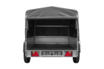 Einachsanhänger 200×125 UNITRAILER GARDEN 201 KIPP mit H-800 Rahmen und grauer Plane-Neu – Bild 11
