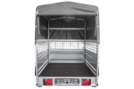 Einachsanhänger 230×125 UNITRAILER FORCE 230 KIPP mit Gitterseitenwänden, H-800 Rahmen und grauer Plane-Neu – Bild 7