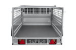 Einachsanhänger 230×125 UNITRAILER FORCE 230 KIPP mit Gitterwänden, H-0-Rahmen und grauer Plane-Neu – Bild 11