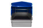 Einachsanhänger 230×125 UNITRAILER FORCE 230 KIPP mit H-800 Spriegel und blauer Plane-Neu – Bild 12