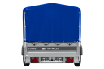 Einachsanhänger 230×125 UNITRAILER FORCE 230 KIPP mit H-800 Spriegel und blauer Plane-Neu – Bild 7