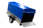 Einachsanhänger 230×125 UNITRAILER FORCE 230 KIPP mit H-800 Spriegel und blauer Plane-Neu – Bild 11