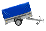 Einachsanhänger 230×125 UNITRAILER FORCE 230 KIPP mit H-800 Spriegel und blauer Plane-Neu – Bild 10