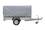 Einachsanhänger 230×125 UNITRAILER FORCE 230 KIPP mit H-800 Spriegel und grauer Hochplane-Neu – Bild 9