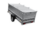 Einachsanhänger 264×125 UNITRAILER FORCE 264 KIPP mit BIS-Seitenwänden und Aluminiumabdeckung-Neu – Bild 11