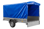 Einachsanhänger 264×150 UNITRAILER GARDEN 265 KIPP mit H-1100 Rahmen und blauer Plane-Neu – Bild 11