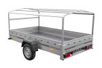 Einachsanhänger 264×150 UNITRAILER GARDEN 265 KIPP mit H-800 Rahmen und blauer Plane-Neu – Bild 9