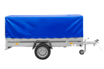 Einachsanhänger 264×150 UNITRAILER GARDEN 265 KIPP mit H-800 Rahmen und blauer Plane-Neu – Bild 4