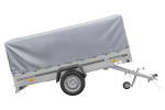 Einachsanhänger 264×150 UNITRAILER GARDEN 265 KIPP mit H-800 Rahmen und grauer Plane-Neu – Bild 10
