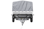 Einachsanhänger 264×150 UNITRAILER GARDEN 265 KIPP mit H-800 Rahmen und grauer Plane-Neu – Bild 4