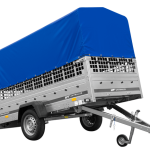 Einachsanhänger GARDEN TRAILER 264 KIPP mit Laubgitteraufsatz, Hochplane, Hochspriegel und Stützrad-Neu