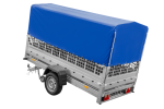 Einachsanhänger GARDEN TRAILER 264 KIPP mit Laubgitteraufsatz, Hochplane, Hochspriegel und Stützrad-Neu – Bild 10