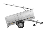 Einachsiger Anhänger 230×125 UNITRAILER GARDEN 230 KIPP mit Bordwandaufsatz und Aludeckel-Neu – Bild 12